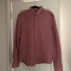 Untuckit Men’s Slim Fit Shirt Small Color Hyde Red